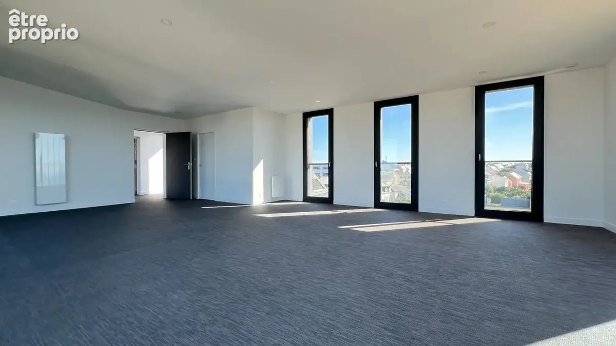 Département du Finistère (29) - À vendre : Crozon, centre-ville - Appartement penthouse T6 de 183 m² habitable avec vue panorami - photo 8