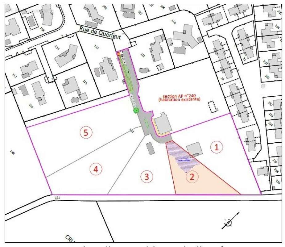 Photo 3 - Terrain à LEGUEVIN