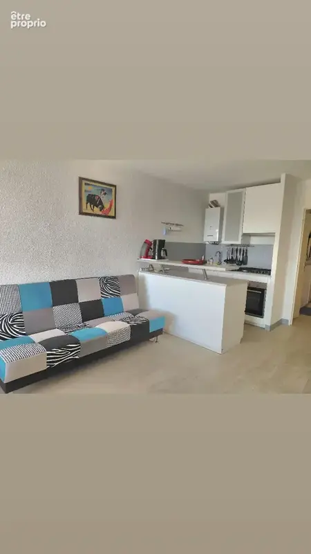 Studio meublé avec Loggia Au Boucanet - photo 9