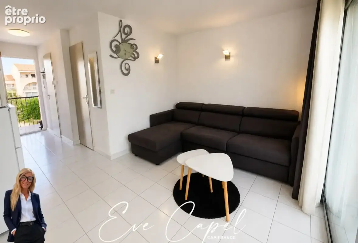 Appartement à vendre 2 pièces LE CAP D'AGDE (34), appartement avec 1 chambre, loggia fermée, avec parking privatif, ascenseur et - photo 9