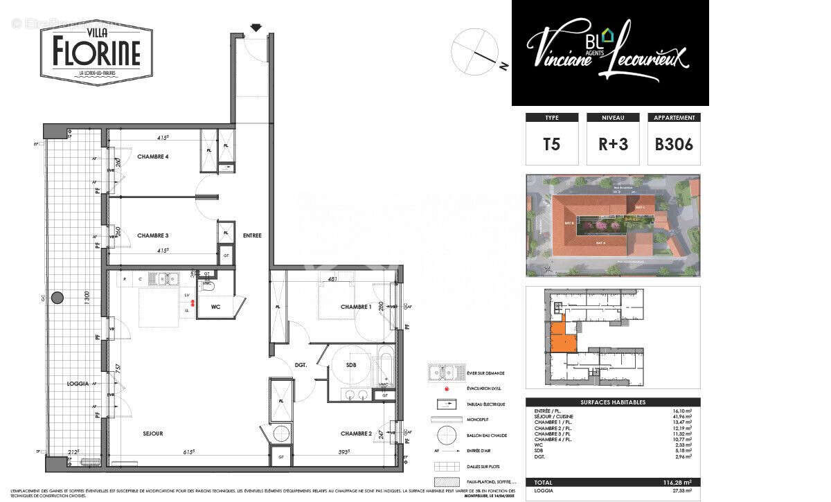 Appartement 116 m² à La Londe-Les-Maures  - photo 3