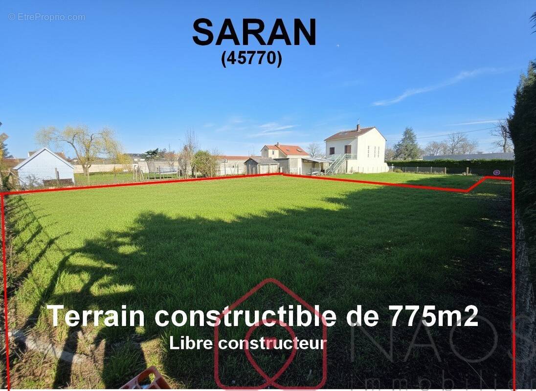Terrain à SARAN