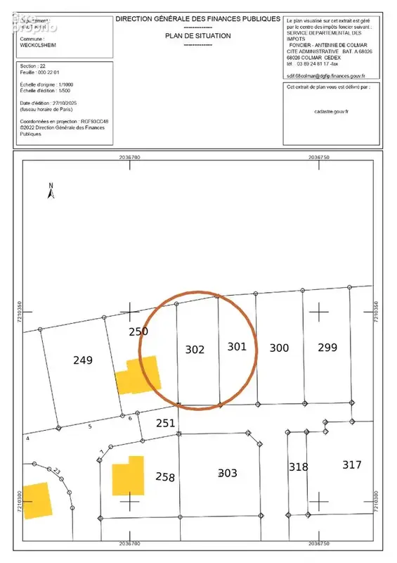 Terrain Constructible Weckolsheim 306 m² - photo 4