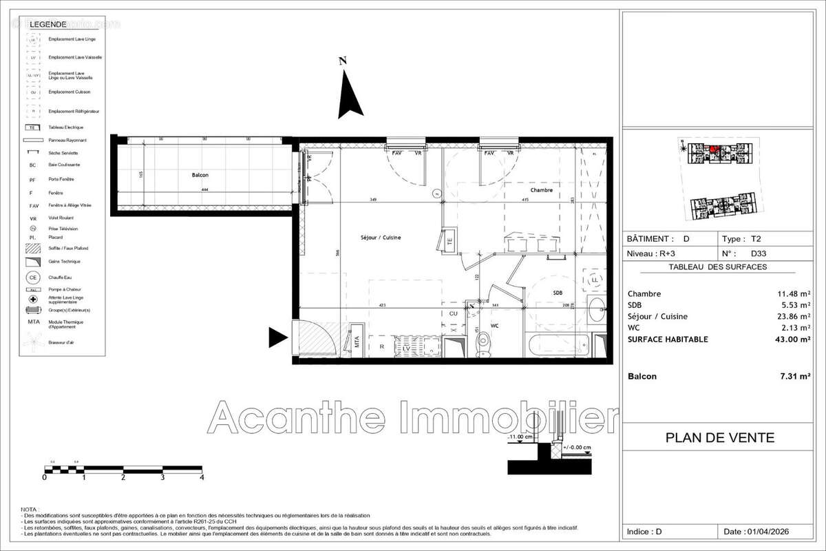 Appartement à CASTELNAU-LE-LEZ