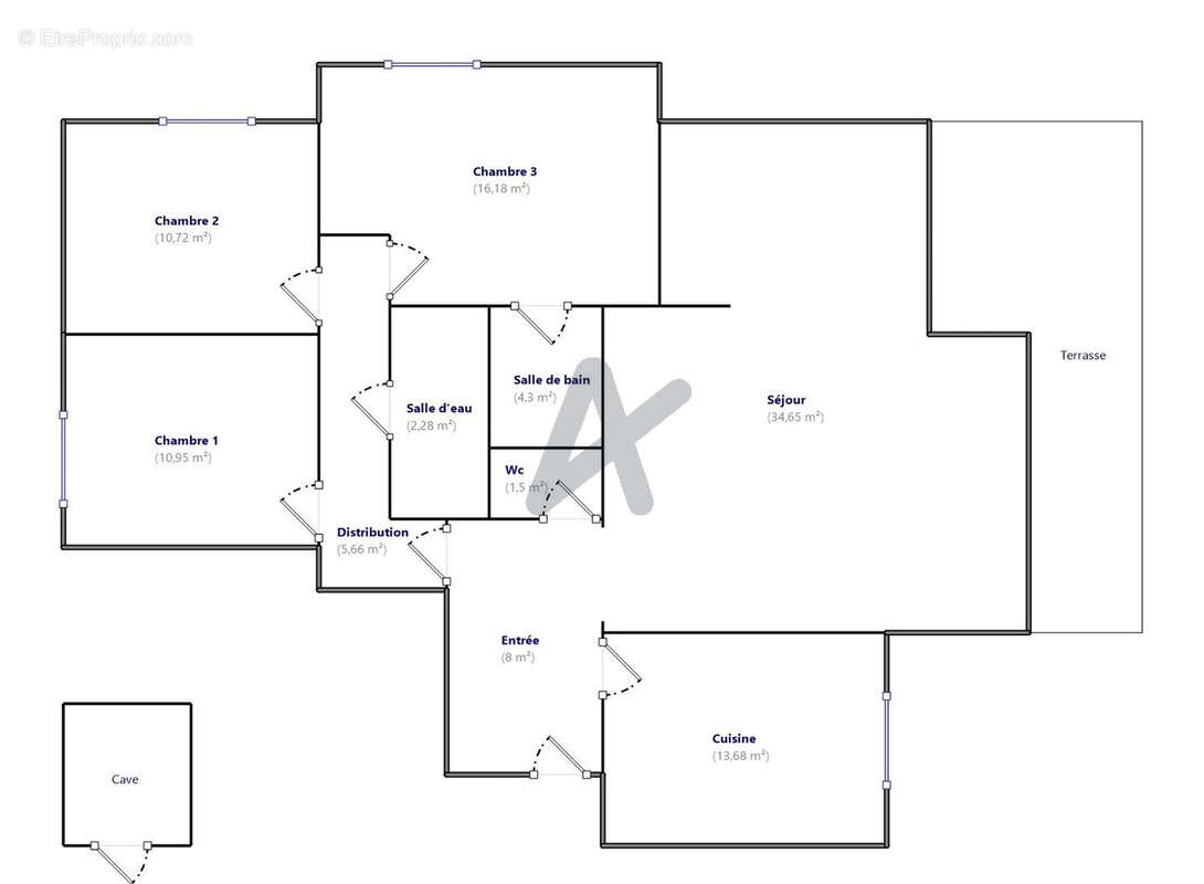 Appartement à CHARBONNIERES-LES-BAINS