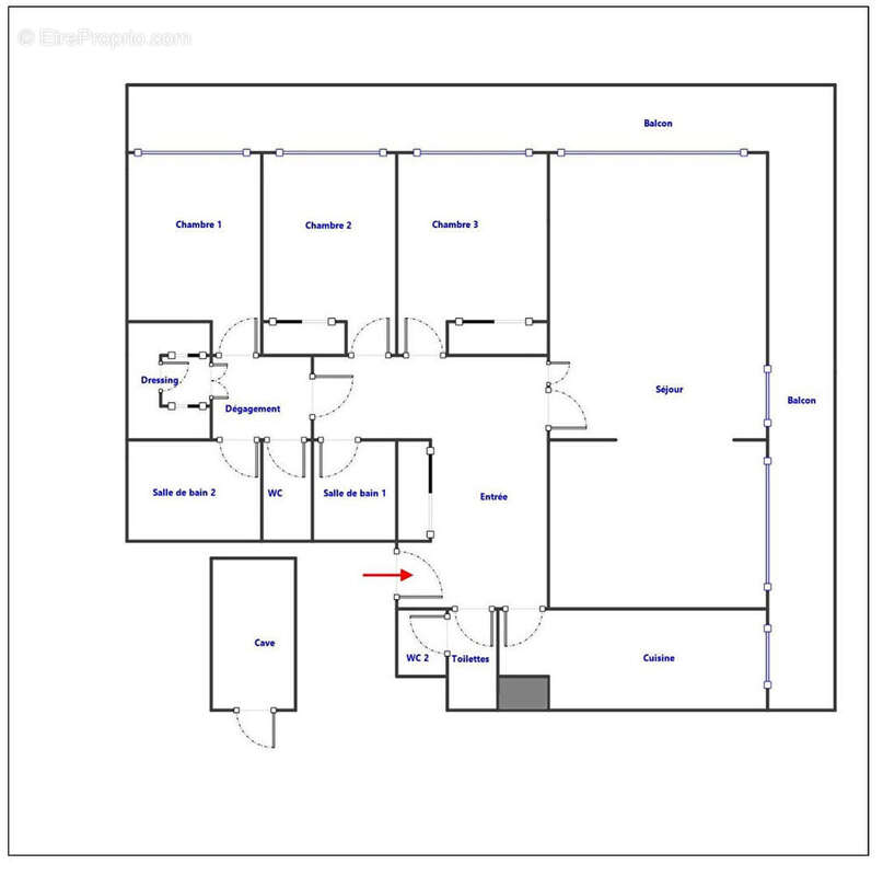 Appartement à LE CHESNAY