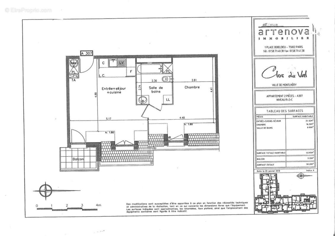Appartement à MONTLHERY
