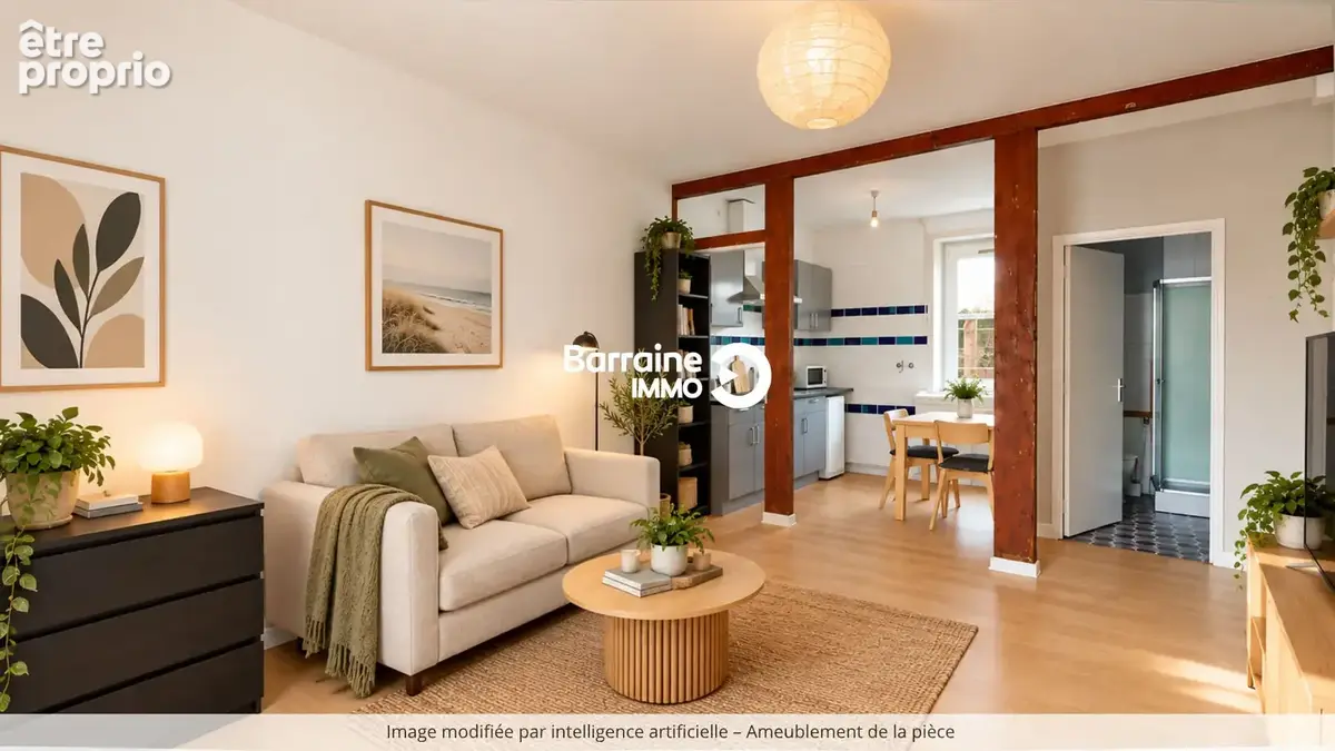 Exlusivite a vendre brest rive droite appartement t1 30.32m² - photo 5