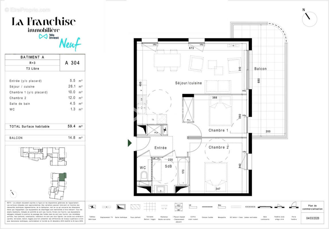 Appartement à MONTPELLIER
