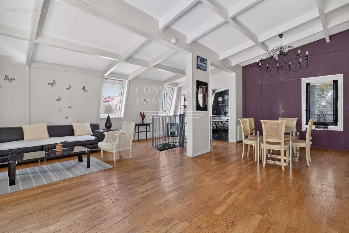 Boulogne Porte de Saint-Cloud . DUPLEX TROIS CHAMBRES - photo 22