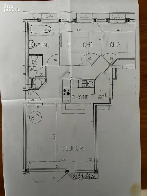 Appart T3 - Vues dégagées, 3ème et dernier étage avec ascenseur, garage. - photo 8