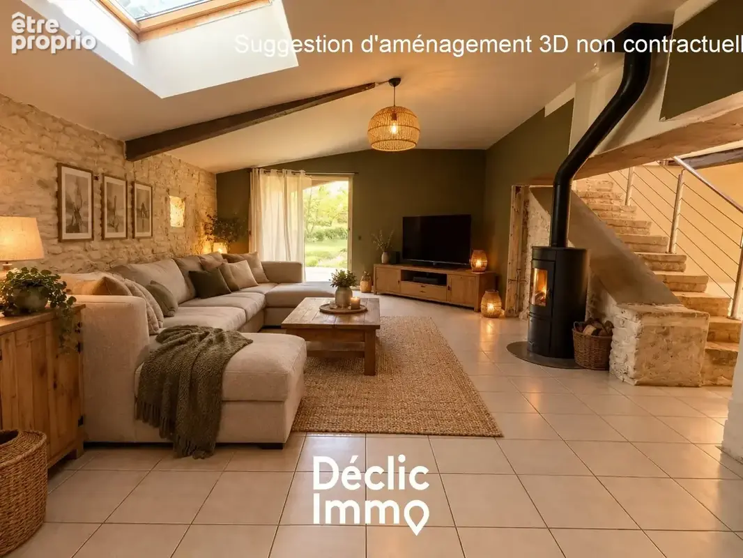 Maison en pierre de 160 m² avec fort potentiel - photo 6