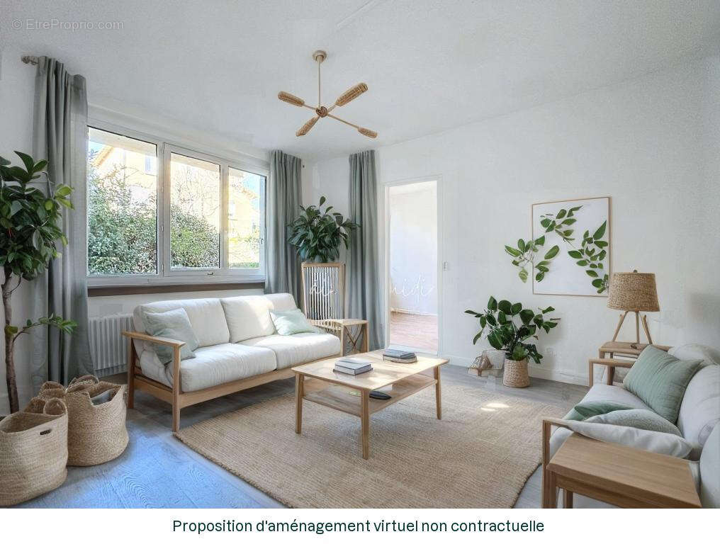 Appartement f3 62 m2 en rez-de-chaussée - photo 3
