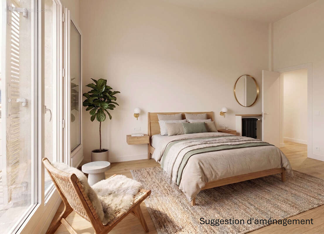 Etienne MARCEL - balcon - 2/3 Chambres - photo 6
