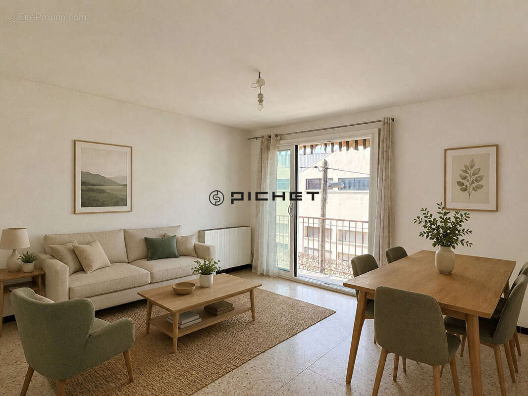 Trois pièces avec balcon et stationnement - Le Canet - photo 2