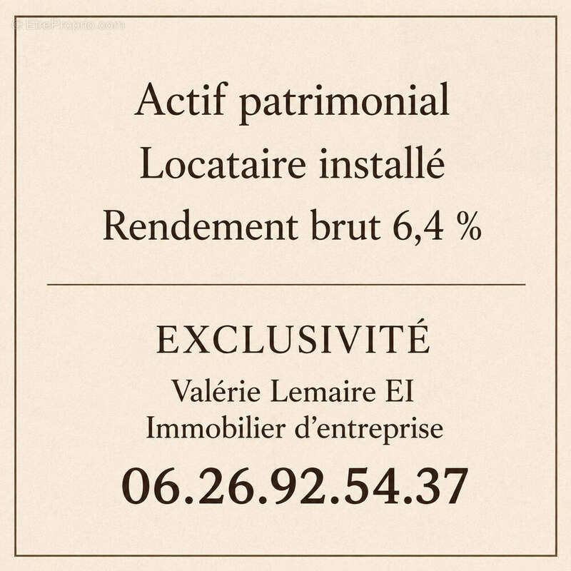 Faible vacance locative - Commerce à LE RAINCY