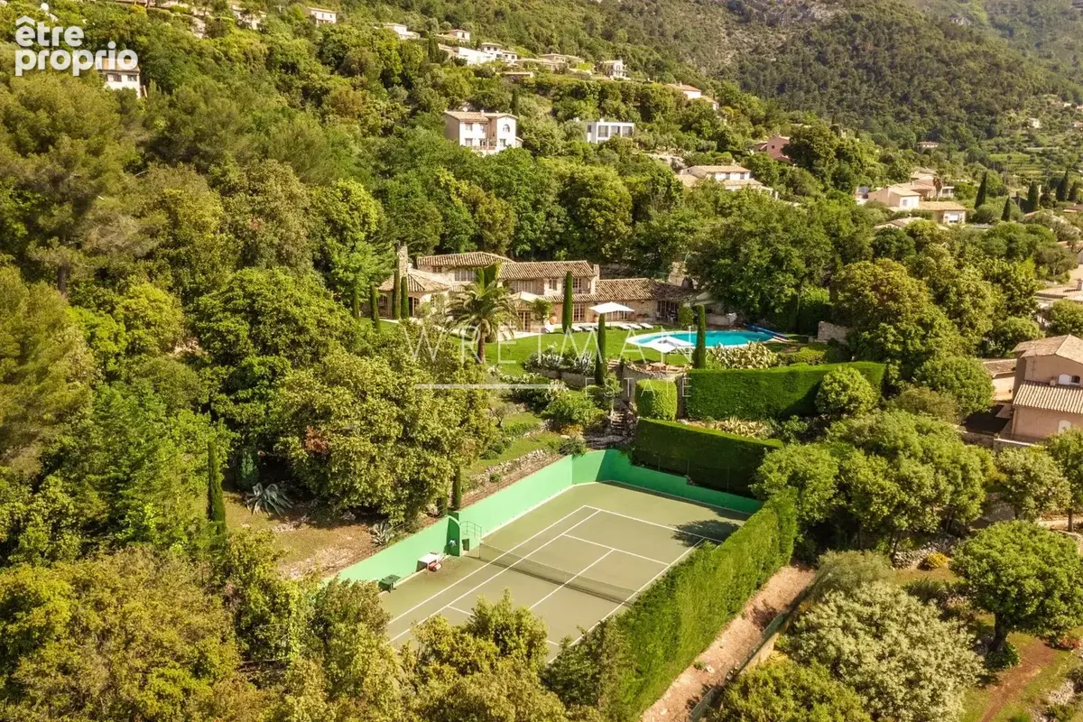 Maison en pierre authentique de Robert Dallas avec vue sur la mer et un court de tennis – Tourrettes-sur-Loup - photo 27