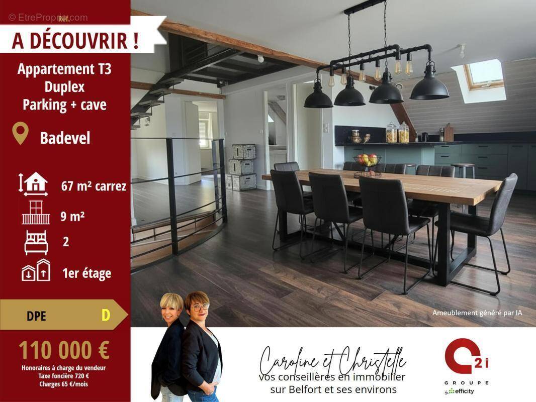Appartement à BADEVEL