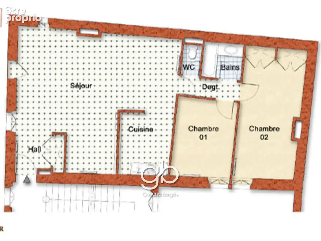 Appartement à vendre béziers - t3 de 89,32 m2 - 2 chambres - charpente apparente - centre historique - photo 10