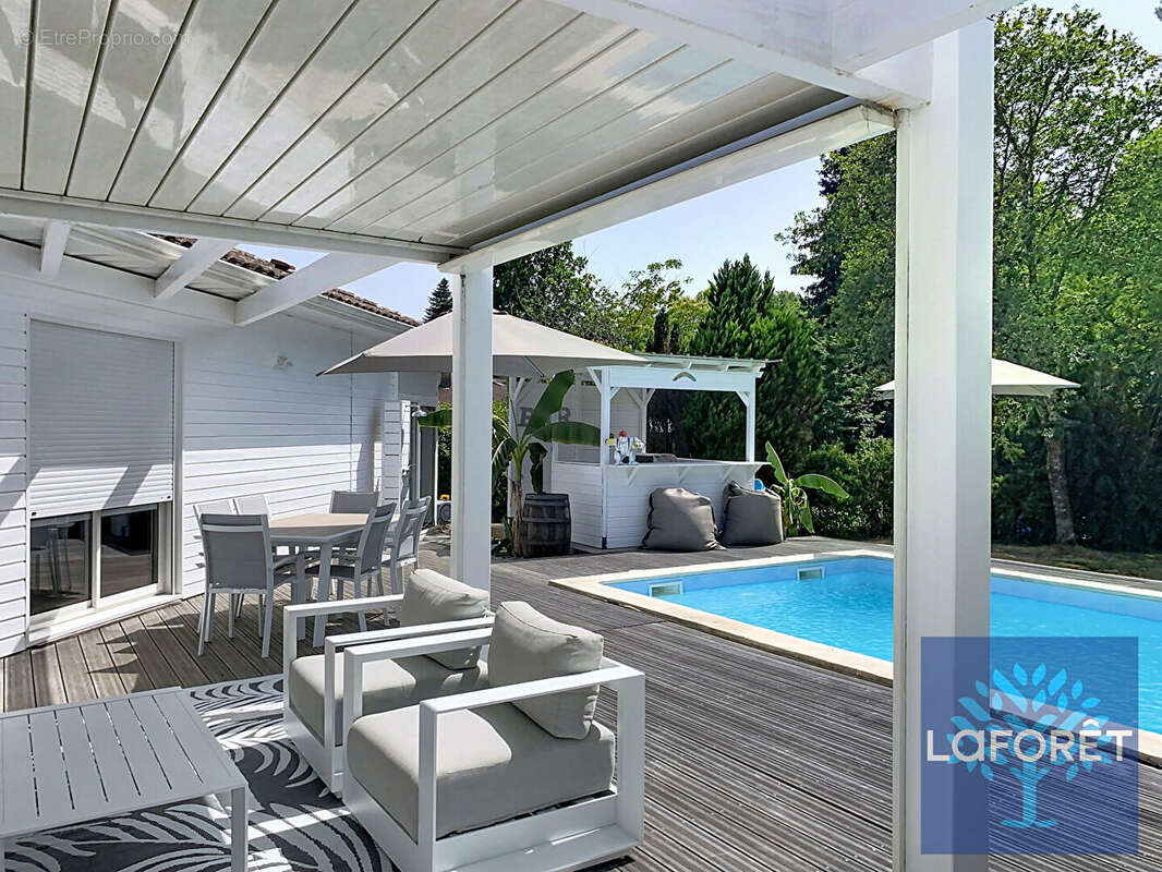 Maison contemporaine environ 195m² avec piscine au coeur de la nature -10 min de Dax - photo 13