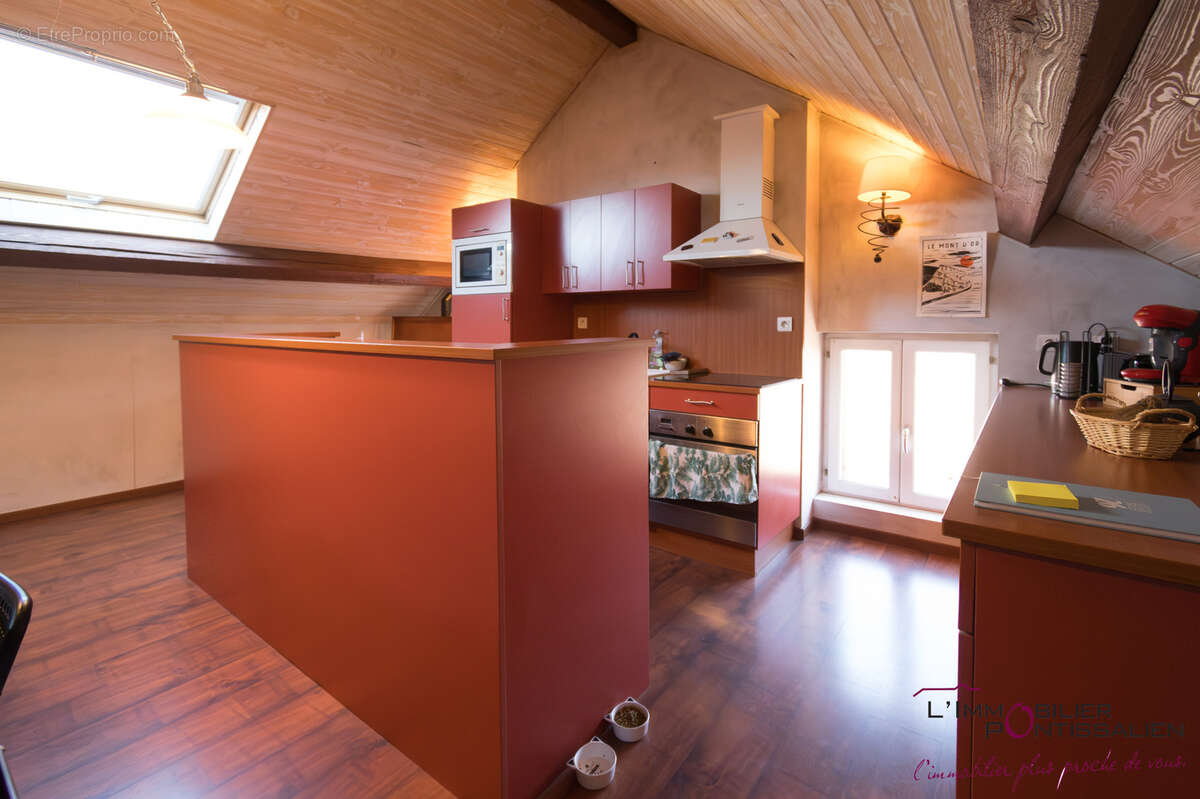 Pontarlier - centre ville : appartement atypique de type 2 avec cave - photo 9
