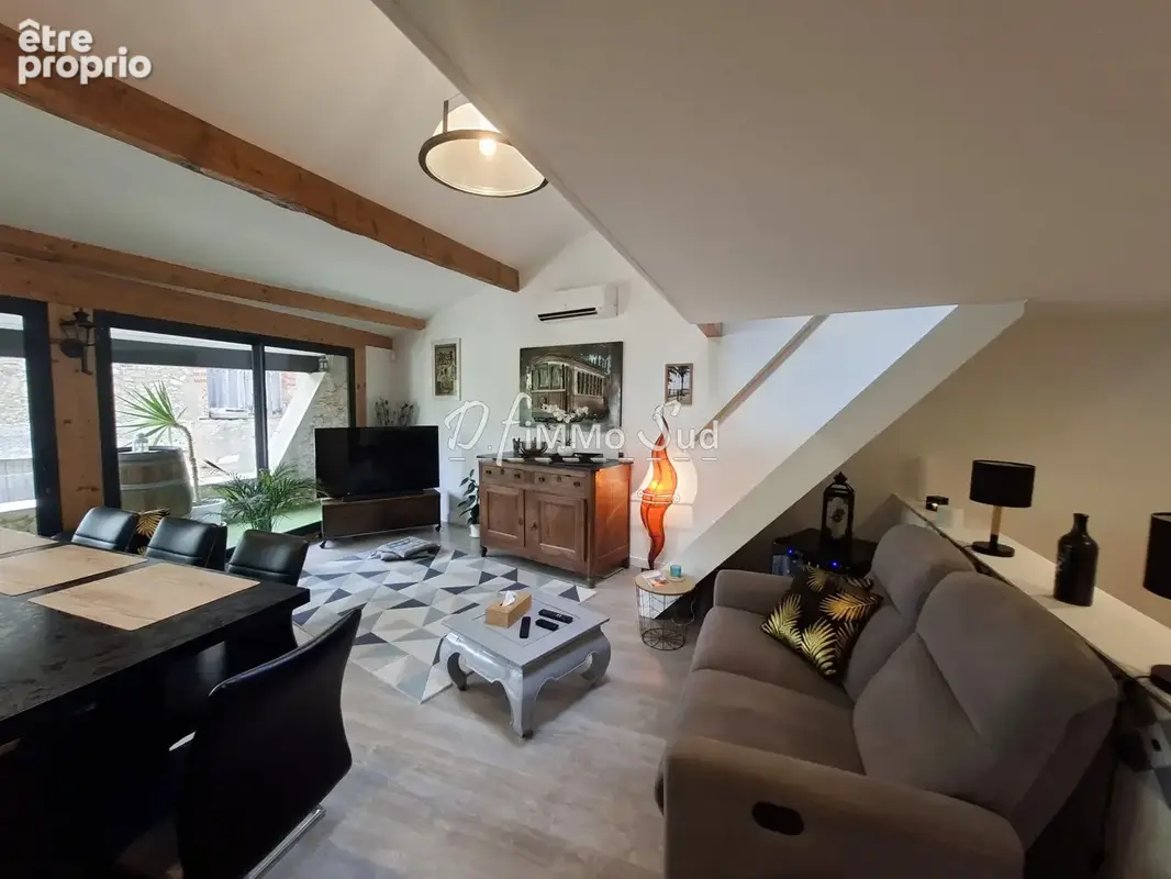 Maison de village vendue meublee : esprit loft et cocooning - photo 8