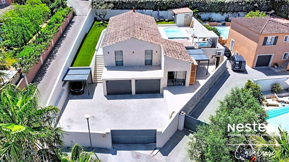 Maison contemporaine à Cogolin aux prestations de qualité, 3 chambres + studio indépendant, piscine et SPA et double garage - photo 23