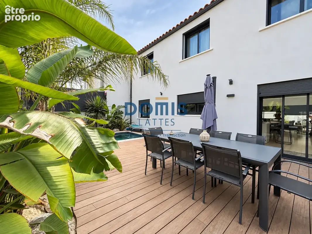 Palavas-les-flots   villa contemporaine t6 de 187 m2 avec piscin - photo 3