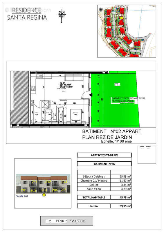 Appartement à OLMETA-DI-TUDA