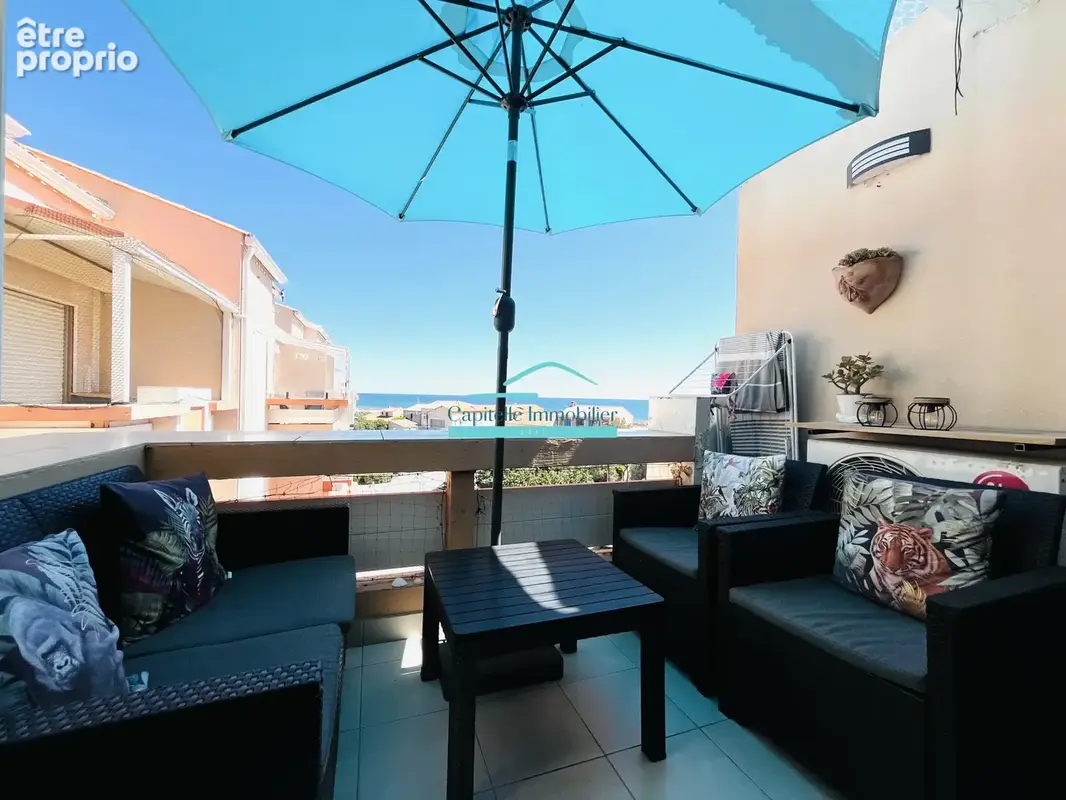 Frontignan plage, appartement t2  de 39,5 m2 avec vue mer - photo 2