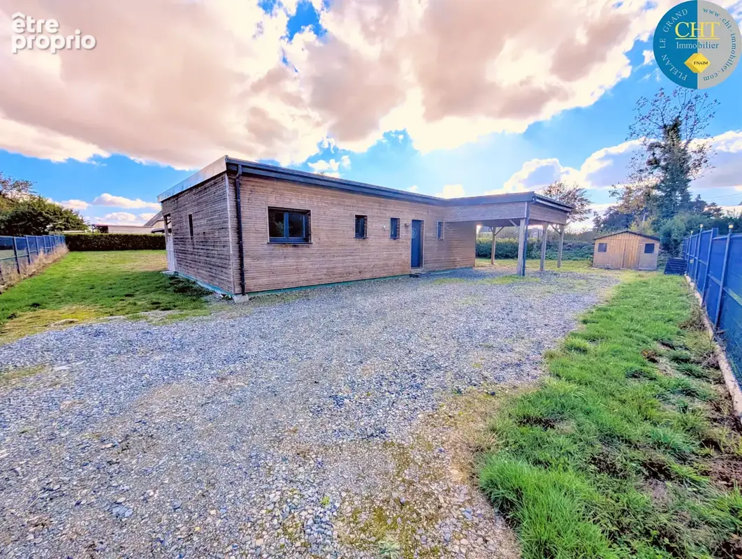 Maison de plain-pied en ossature bois (2017)   4 chambres à guer - bellevue (56380) avec cht immobilier - photo 24