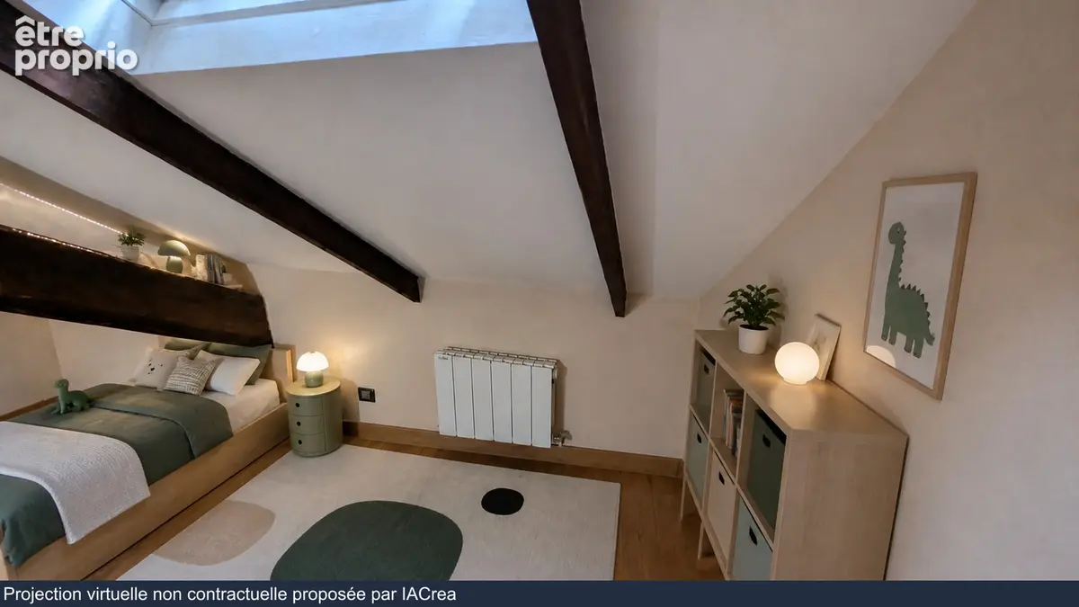 Appartement T1 en duplex  de 27.82 m²  vendu loué  - DOL DE BRETAGNE CENTRE - photo 7