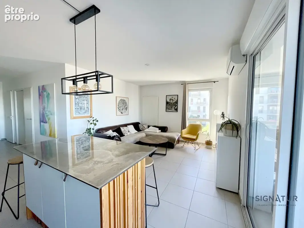 Montpellier - Appartement 3 pièces 62m2 - terrasse & parking - vue dégagée - photo 4