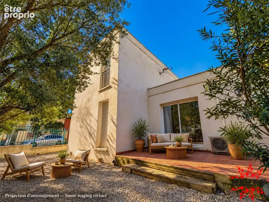Béziers  Maison 3 chambres avec jardin, terrasse et garage - photo 1