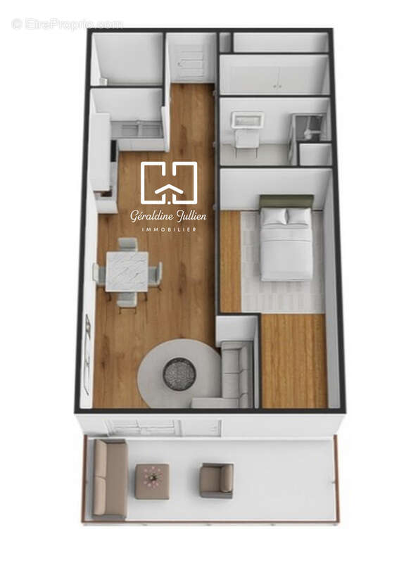 Appartement de 2 pièces à Briançon - photo 3