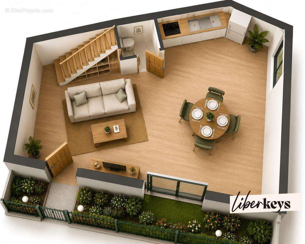 Maison moderne de 60 m² avec jardin à Marignane - photo 2