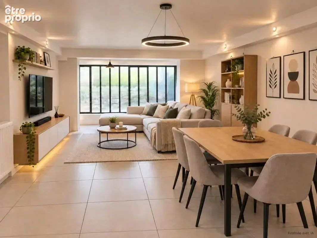 Maison de 160 m2 avec jardin de 844m2 au calme À Vendre - photo 4