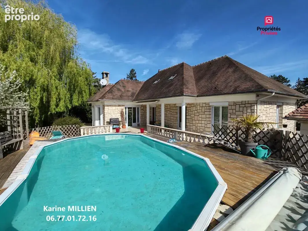 IVRY LA BATAILLE 27540 Maison individuelle avec véranda chauffée - 1 étage - 4 chambres - Double garage - Quart port - Piscine H - photo 5