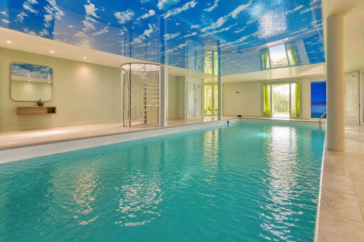 Maison d'architecte exceptionnelle, piscine et parc - photo 26