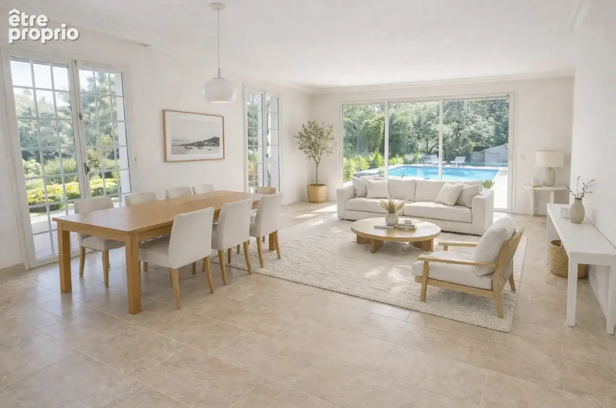 Villa vue degagee - mer - secteur prise - hyeres - piscine - lumineuse - photo 6