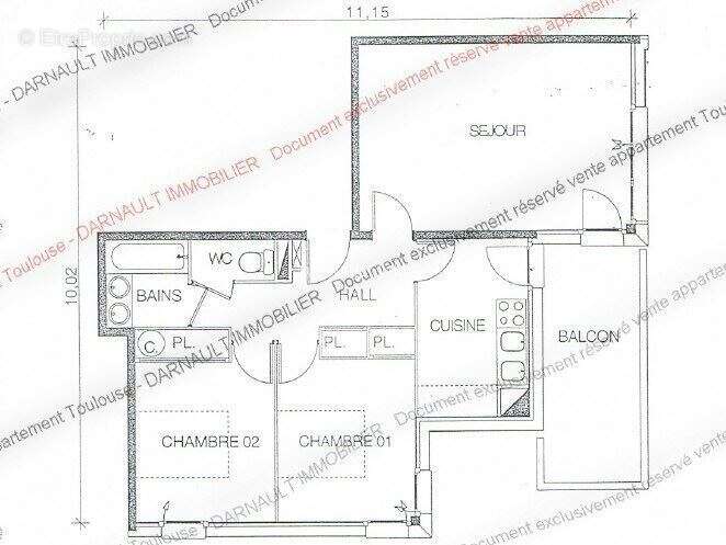 Appartement à TOULOUSE