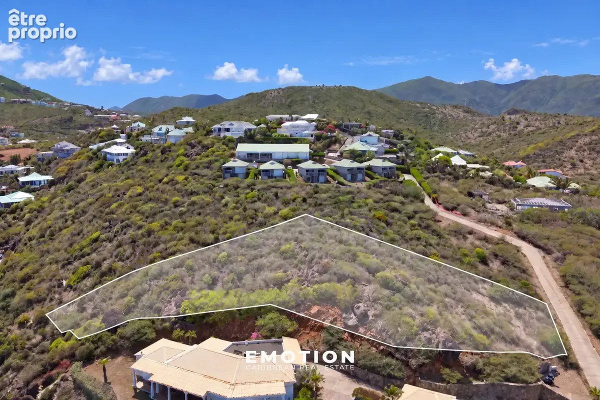 Terrain 1 500 m2 vue mer, Oyster Pond - photo 2