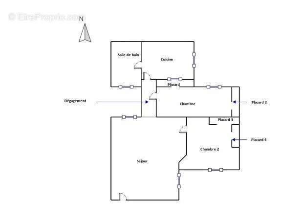 Appartement à PARIS-3E