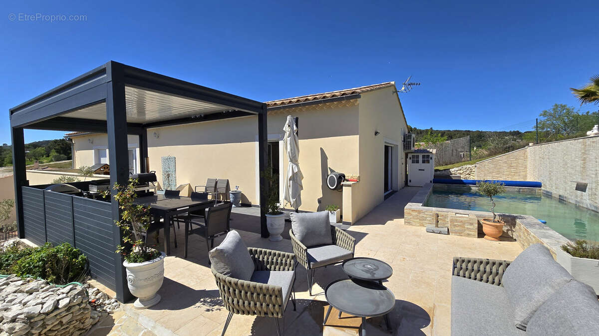 Villa contemporaine 2018 de 150m2  dpe a  piscine pierre de bali  300m du village  caumont-sur-durance - photo 7