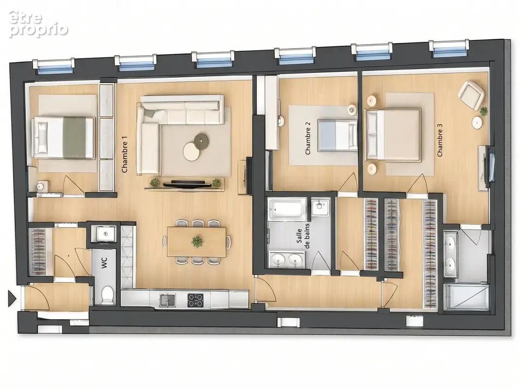 Un plateau à aménager 112 m2 , rue Pierre Corneille - photo 2