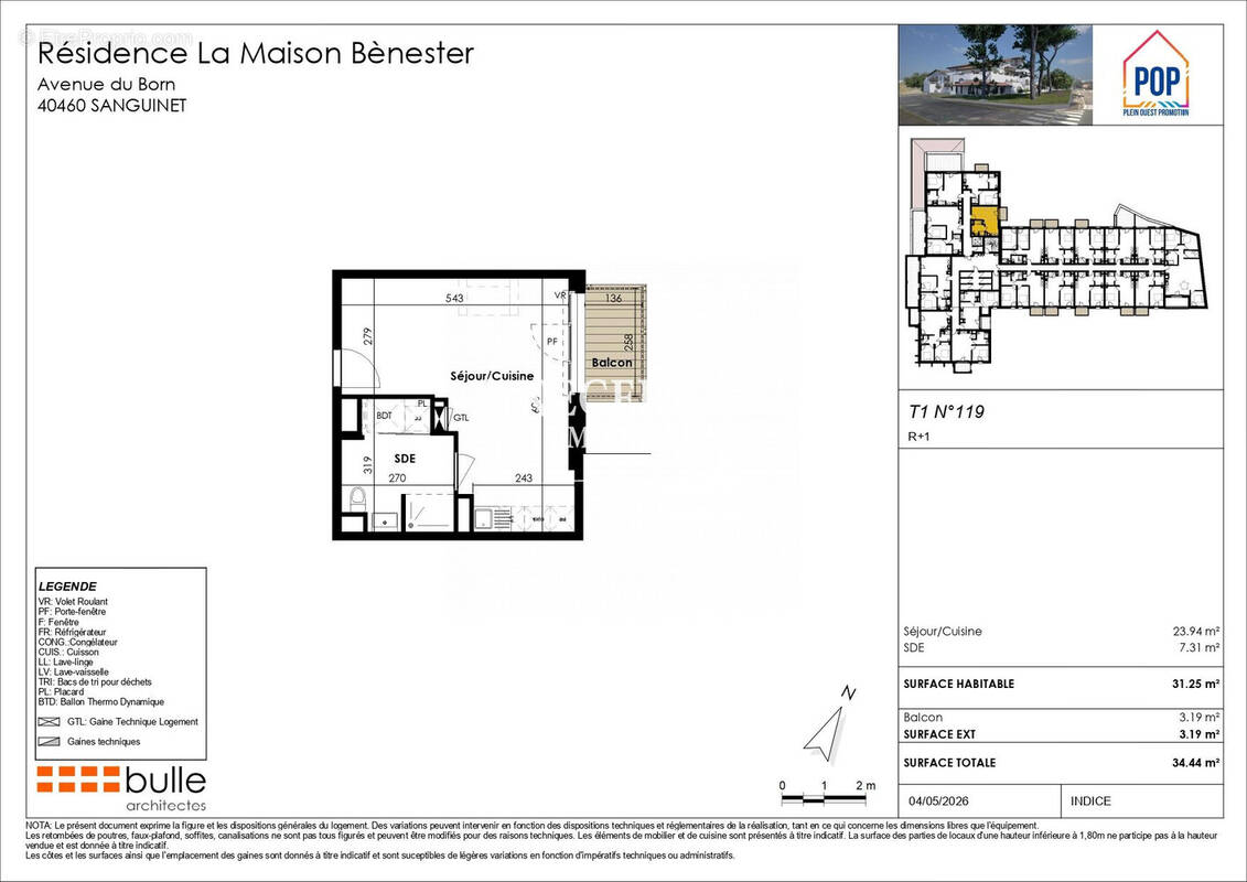 Appartement à SANGUINET