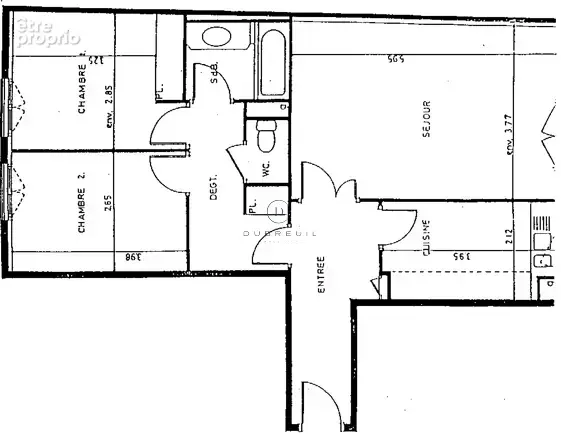 Courbevoie becon 3 pieces 71m2 balcon cave parking - photo 11