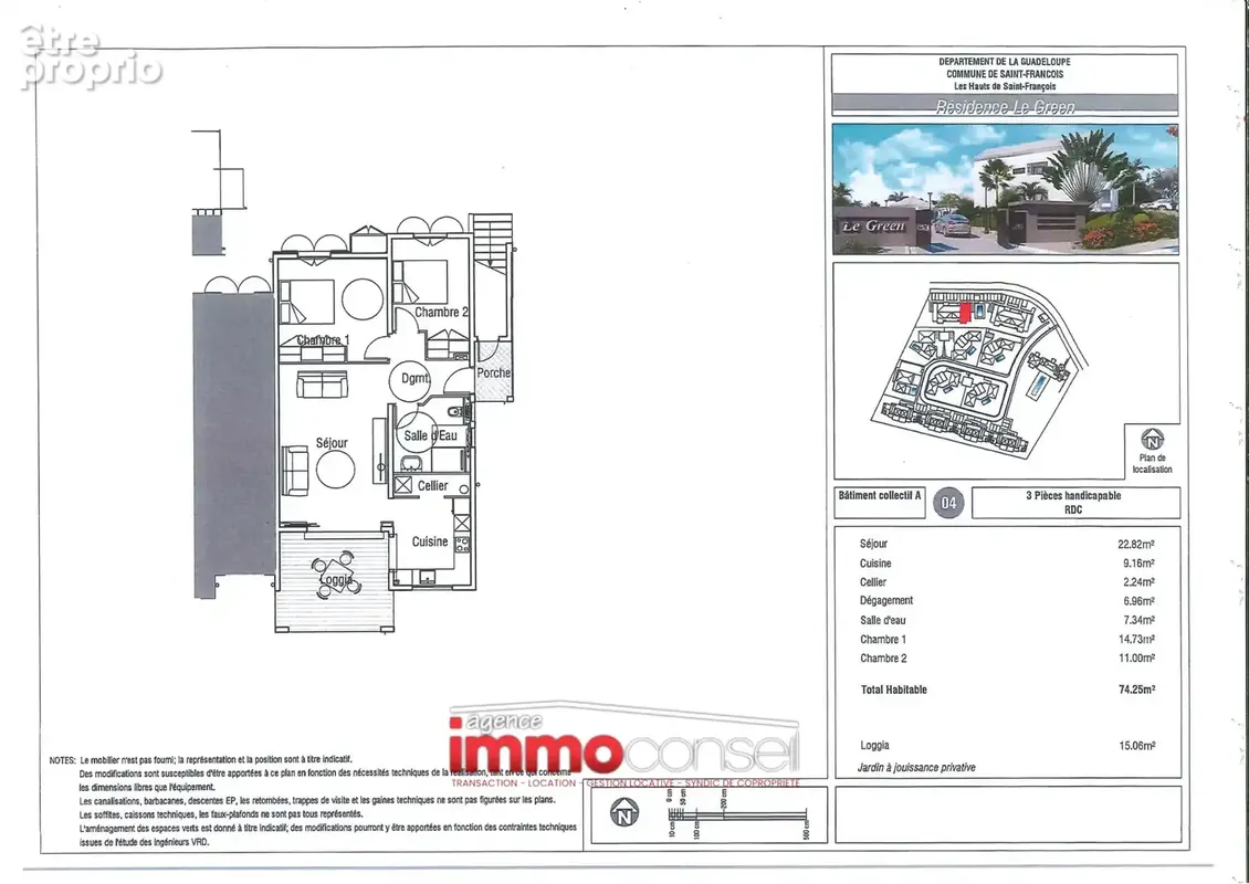 Appartement t3 neuf residence le green - photo 5
