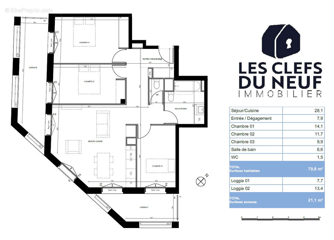 Appartement à TOULOUSE