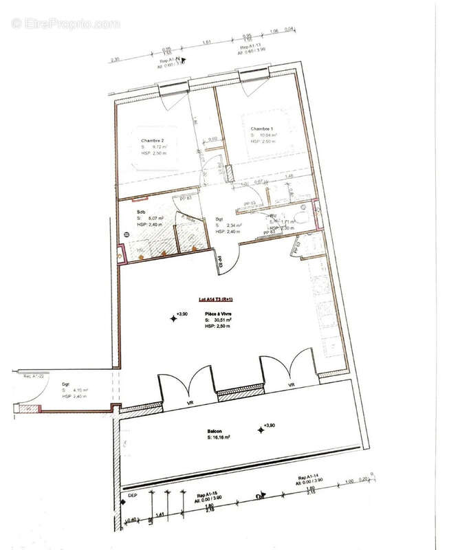 Appartement 62 m² à Septeme  - photo 2